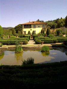 Villa Gamberaia from the gardens 