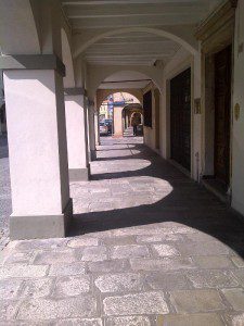 Montagnana-under a loggia