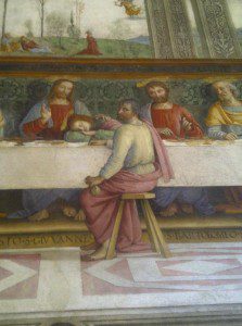 Judas and his money bag - no yellow and no cat! 