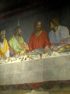 just a bit of the other cat and Judas in greeny yellow cloak saying "I never!" 