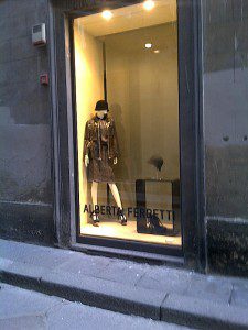 30s images in the shop windows of Florence - Sept 2012 