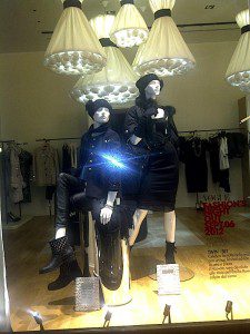 30s images in the shop windows of Florence - Sept 2012 