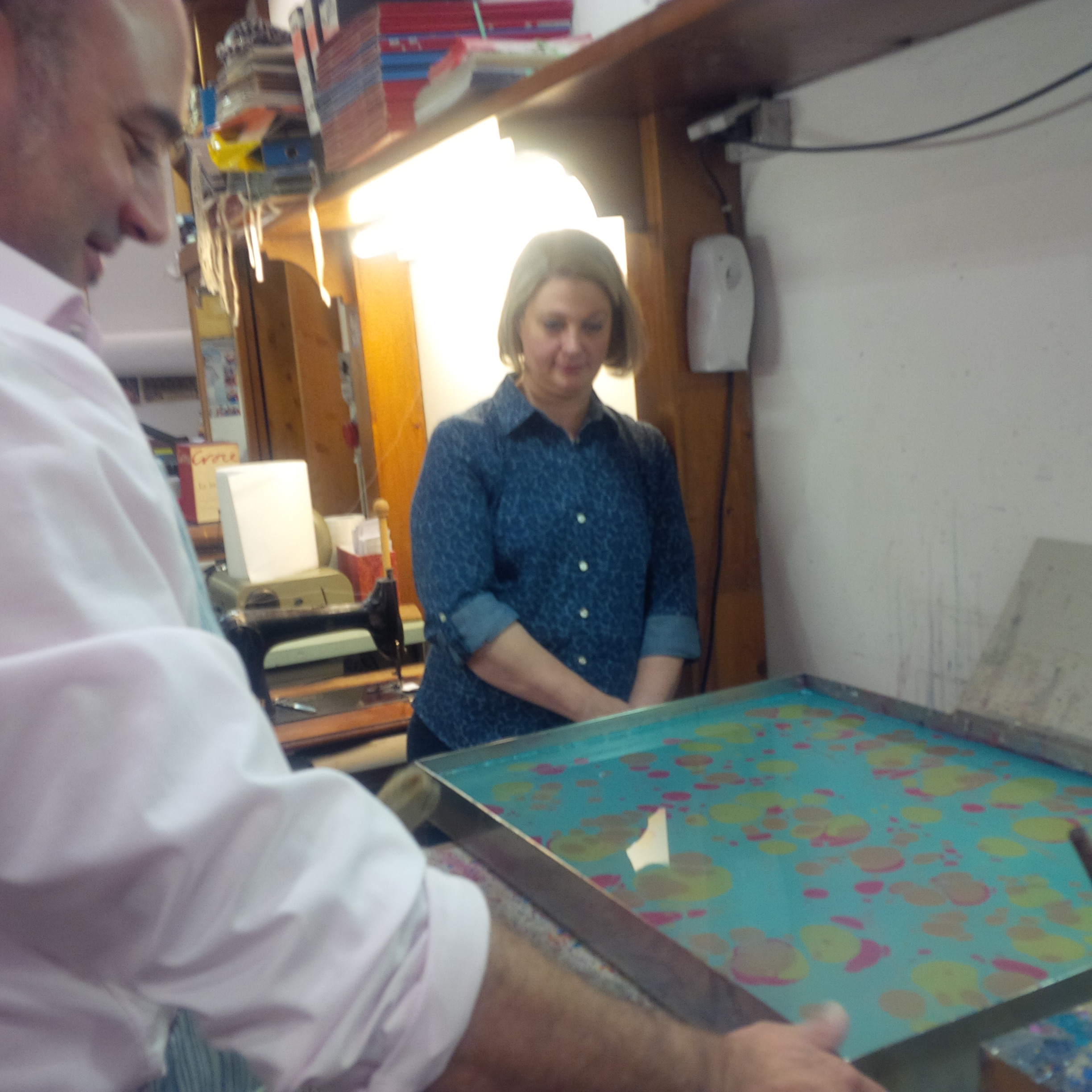 Paper Marbling – First Step Beyond